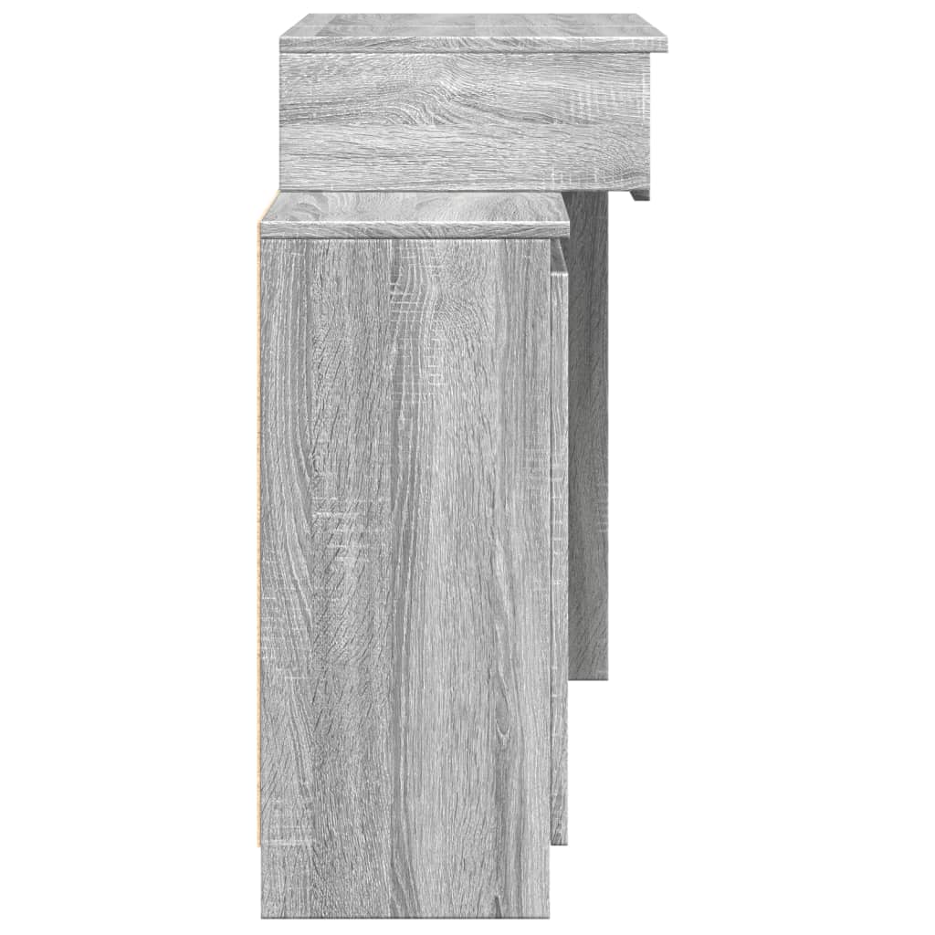 Dressing Table With Led 115X37X110.5 Cm